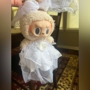Labubu Outfit Dress and Bow/veil (doll not included)